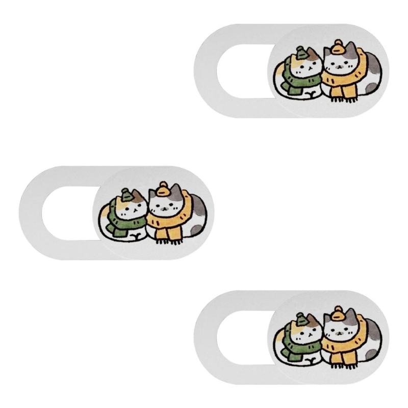 

Cute Animal Shaped Camera Cover Lens Protector for Smartphones Tablets Laptops Ensuring Privacy and Scratch Resistance
