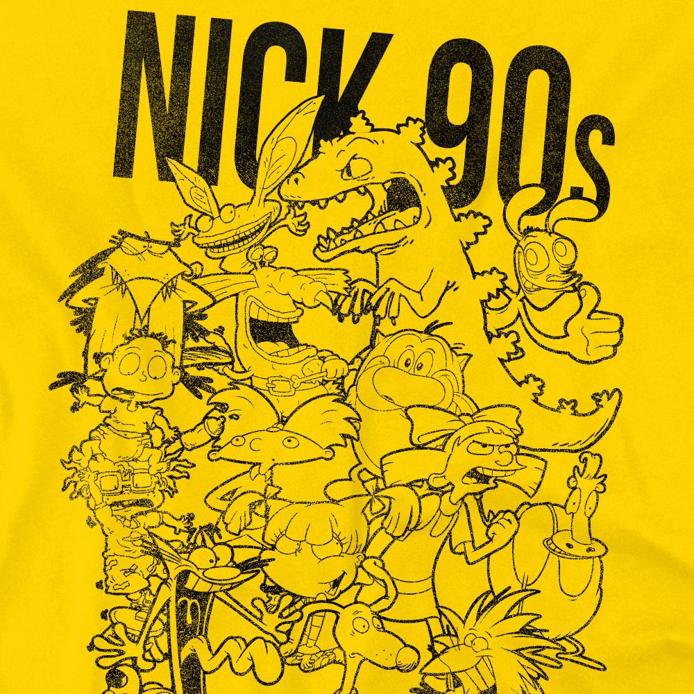 Nickelodeon Mens Nick 90s T-Shirt