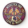 Retro Woodstock 1969 Music Wall Decor Tin Sign Metal Art 8x8 Inch Bar Cave Garage Decor