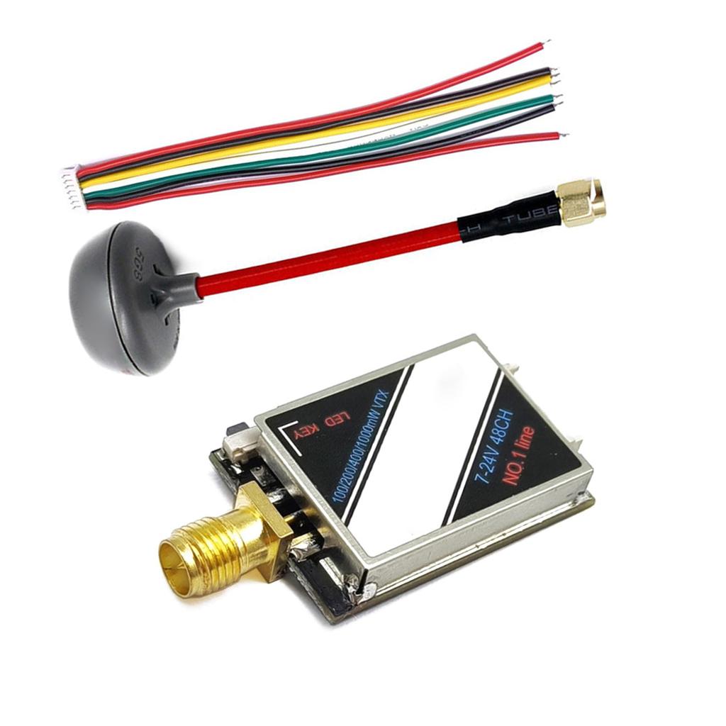 5.8GHz 1W FPV VTX Drones Video Transmitter Stable Highly Clearly Aerial Photography Transmission