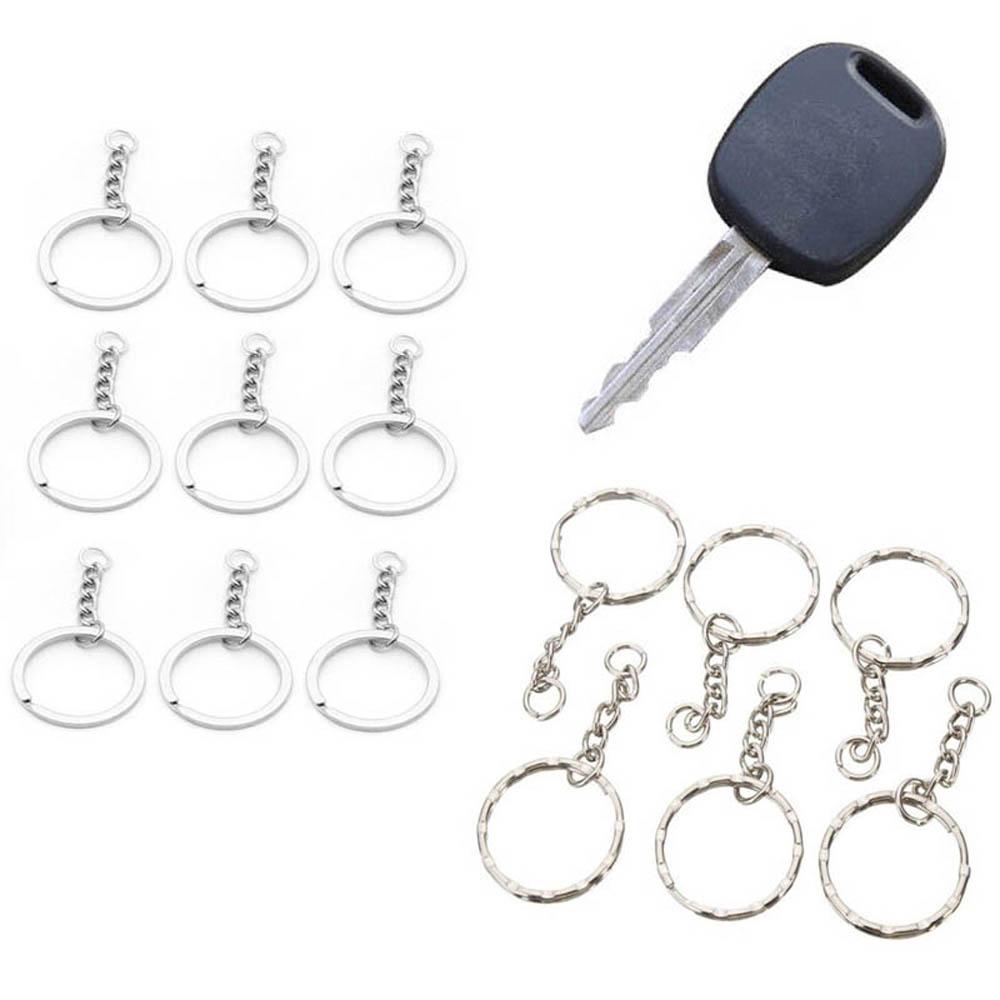 25mm Jewelry Split Ring DIY Short Chain Keychain Key Fob Keyring