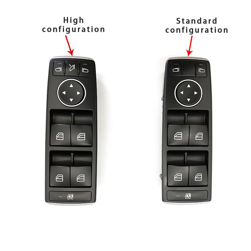 For Mercedes Benz ML Class GLE Class W166 W156 Left Front Door Electric Window Glass Lifting Control Switch 1669054400 2012-