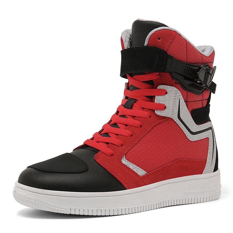 New large-sized high-top motorcycle riding shoes for autumn and winter, all-season off-road motorcycle shoes, and cycling racing boots