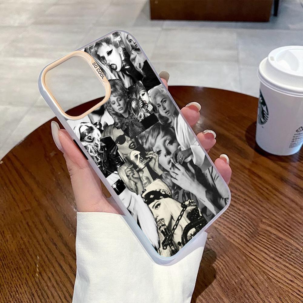 

Lady Gaga Mayhem hot singer poster Phone Case Gradient IMD Colorful Silver Suitable case for iPhone17 16 15 14 13 12 Pro Max iPhone 14 Pro