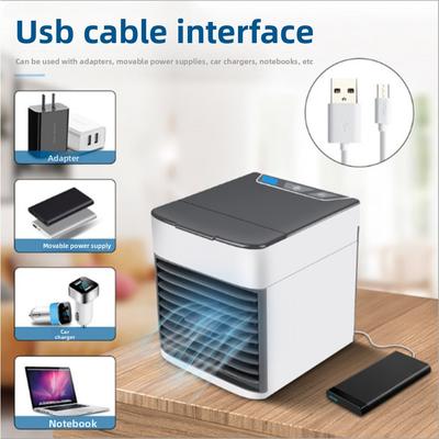 Mini vzduchový chladič Domácí elektrický ventilátor Multifunkční USB Nový Mikro Stolní Mobilní Domácí Přenosná Klimatizace