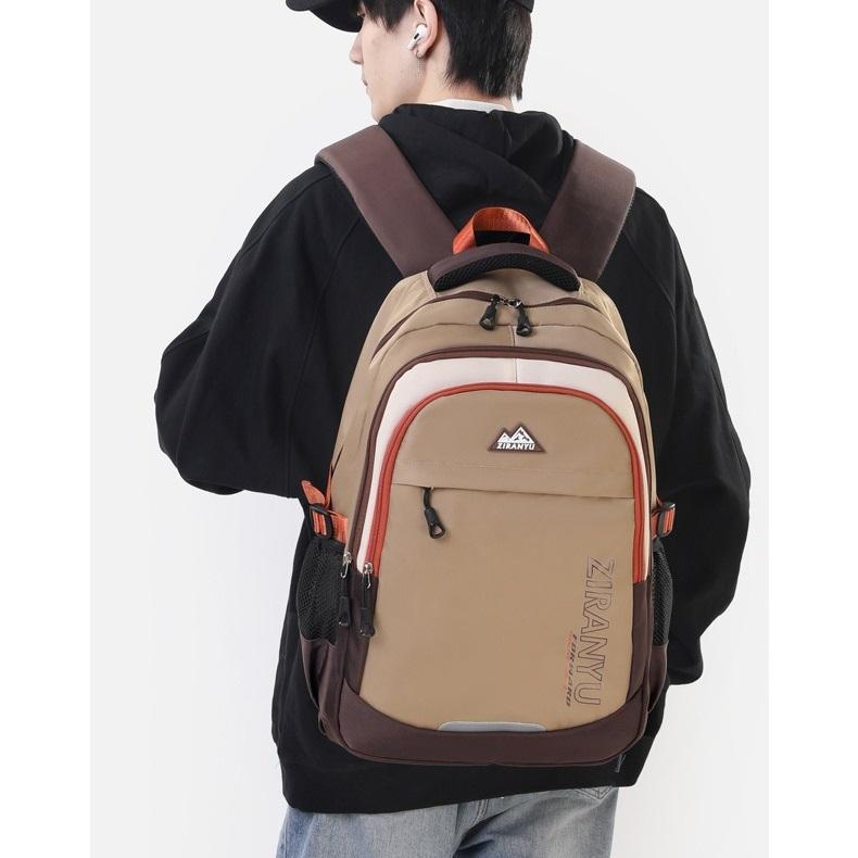 Junior High School Student Trolley Backpack Simple High Quality Ins Campus Rolling Backpack