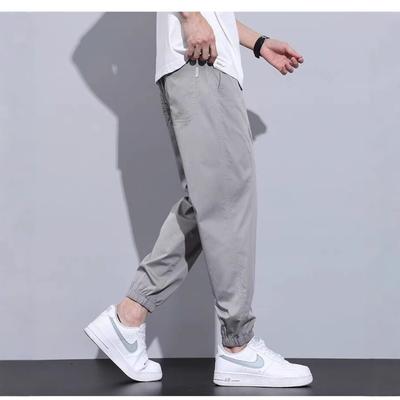 Men's Long Pants New Spring and Summer Loose Trend Sports Casual Pants Nine-point Pants