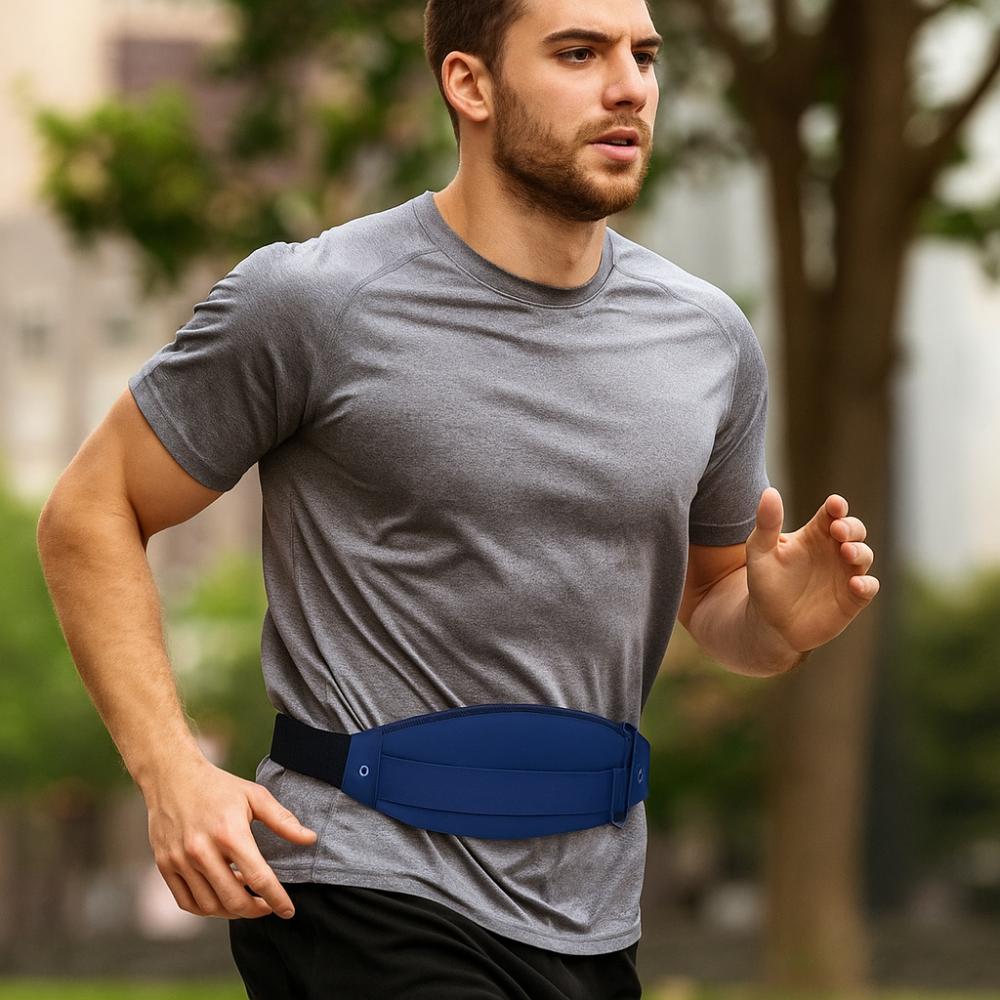 Close Fitting Sport Mobile Waist Bag High Elastic Sports Phone Bag Running Waist Bag Men Women серый 844₽