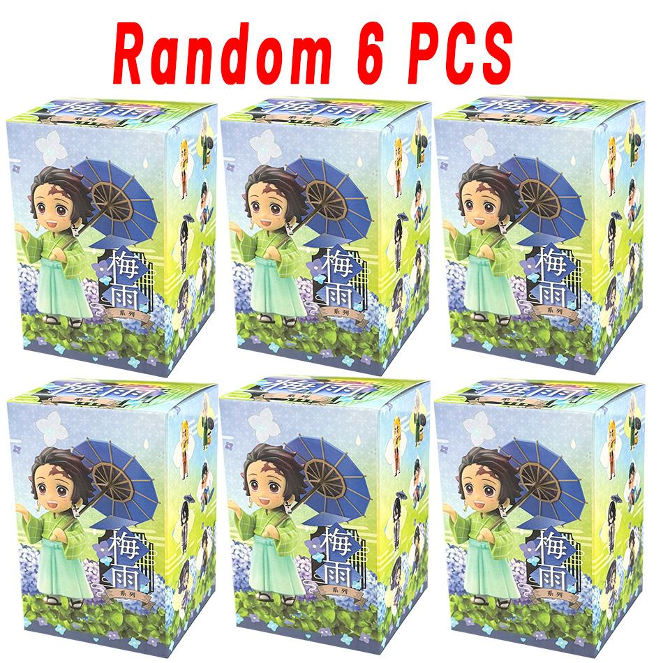 Demon Slayer Figure Toy Anime Kimetsu Yaiba Umbrella Tanjiro Nidouzi Inosuke Zenizu Figurine Model Doll Gifts PVD no series Kid Friendly Entertaining