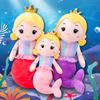 Mermaid Princess Mermaid Stuffed Toys PP Cotton Mermaid Plush Toy  Birthday Gifts
