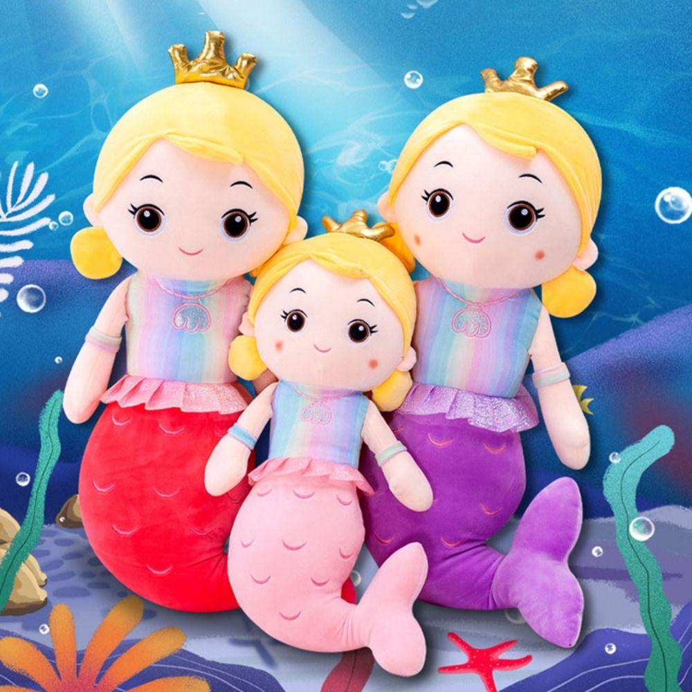 Mermaid Princess Mermaid Stuffed Toys PP Cotton Mermaid Plush Toy  Birthday Gifts