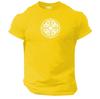 Vikings Shield T Shirt Gym Clothing Bodybuilding Workout Thor Odin Gymwear Top
