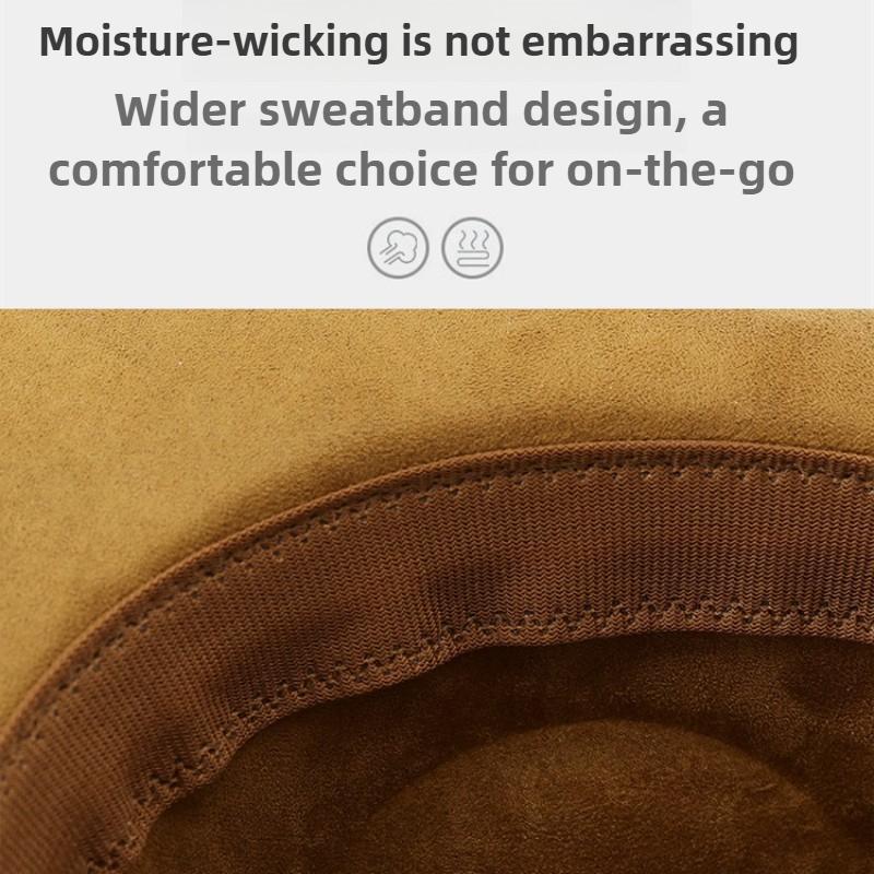 New Fashion Suede Cowboy Fedoras Cap Retro Unisex Outdoors Big Brim Top Hat Western Style Handsome Britain Panama Jazz Hat