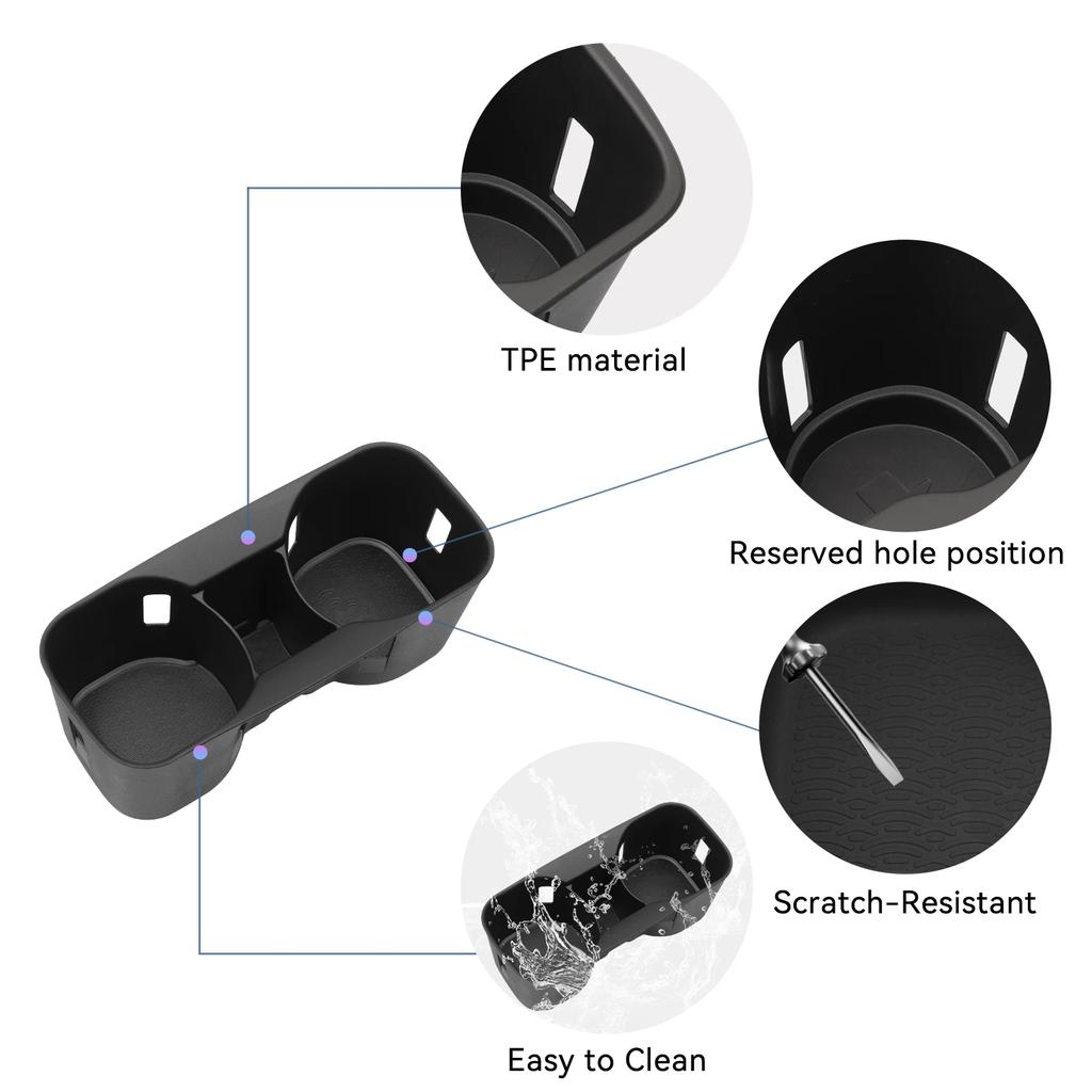 For Chery Tiggo7 Tiggo8 2024 2025 Tiggo7 PLUS 2023-2025 Not Applicable for Flip Style Central Console Cup Holder Box Tidy