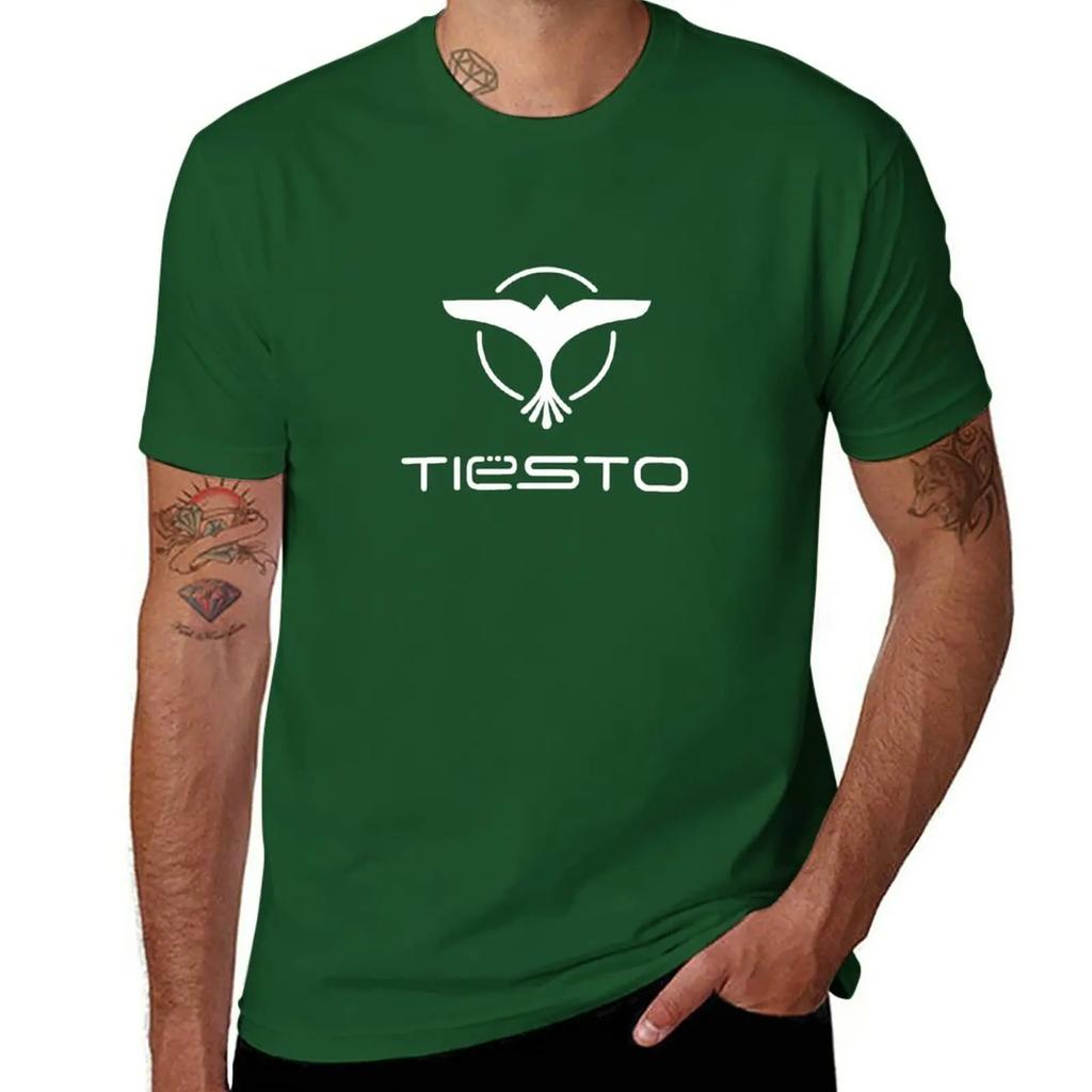 New DJ Tiesto Merchant TShirt Short tshirt Tshirt short mens clothes 2025 new model