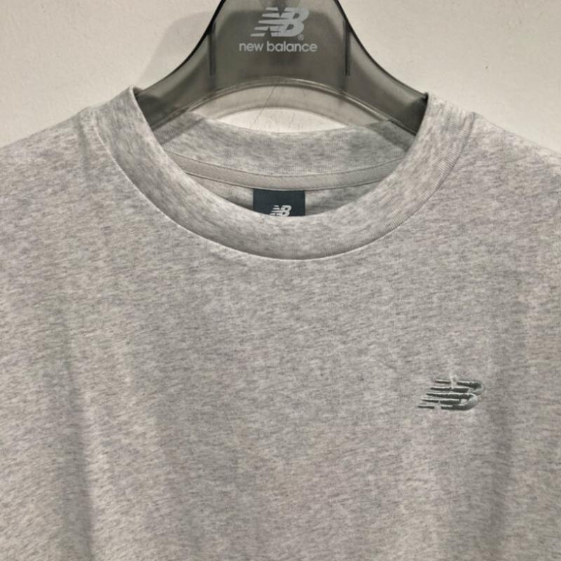 New Balance Premium Logo Short Sleeve Tee Nbnef22451 Gray