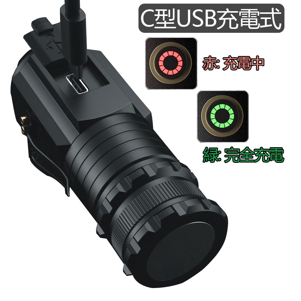 Alonefire X23 Multifunctional LED Light Flashlight, Small C Type, USB