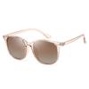 New polarized sunglasses, European and American retro fashion sunglasses, men's and women's colorful outdoor two-color rice nail glasses