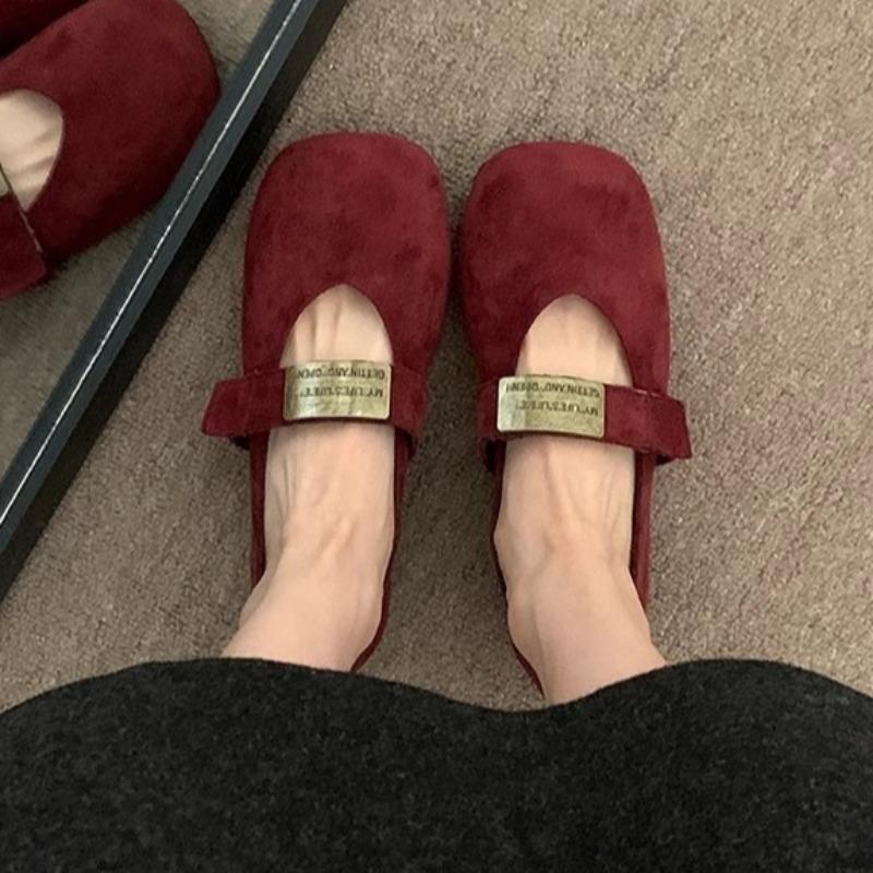 

Fashion Leopard Square Toe Loafers Women Flat Sandals Casual Marie Janes Shoes Woman 2025 Trend Dress Summer Comfort Soft Sole Zapatos 39 красный