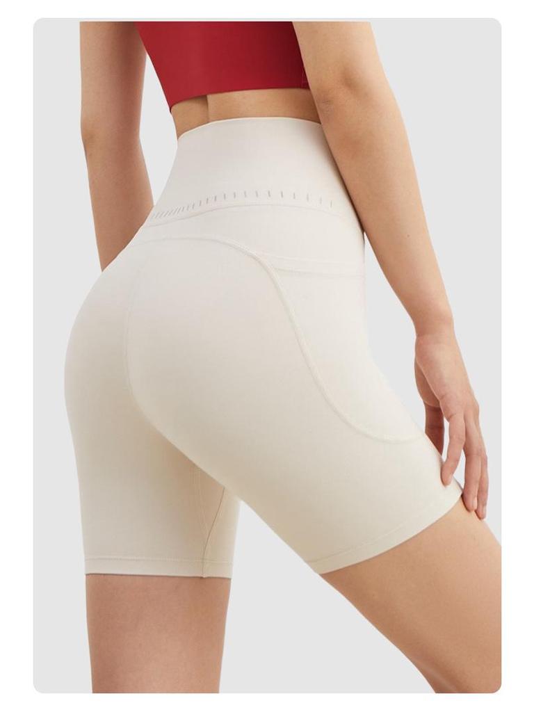 Women's High Waist Tummy Control Yoga Shorts - Fitness, Pilates, Running Capri Pants