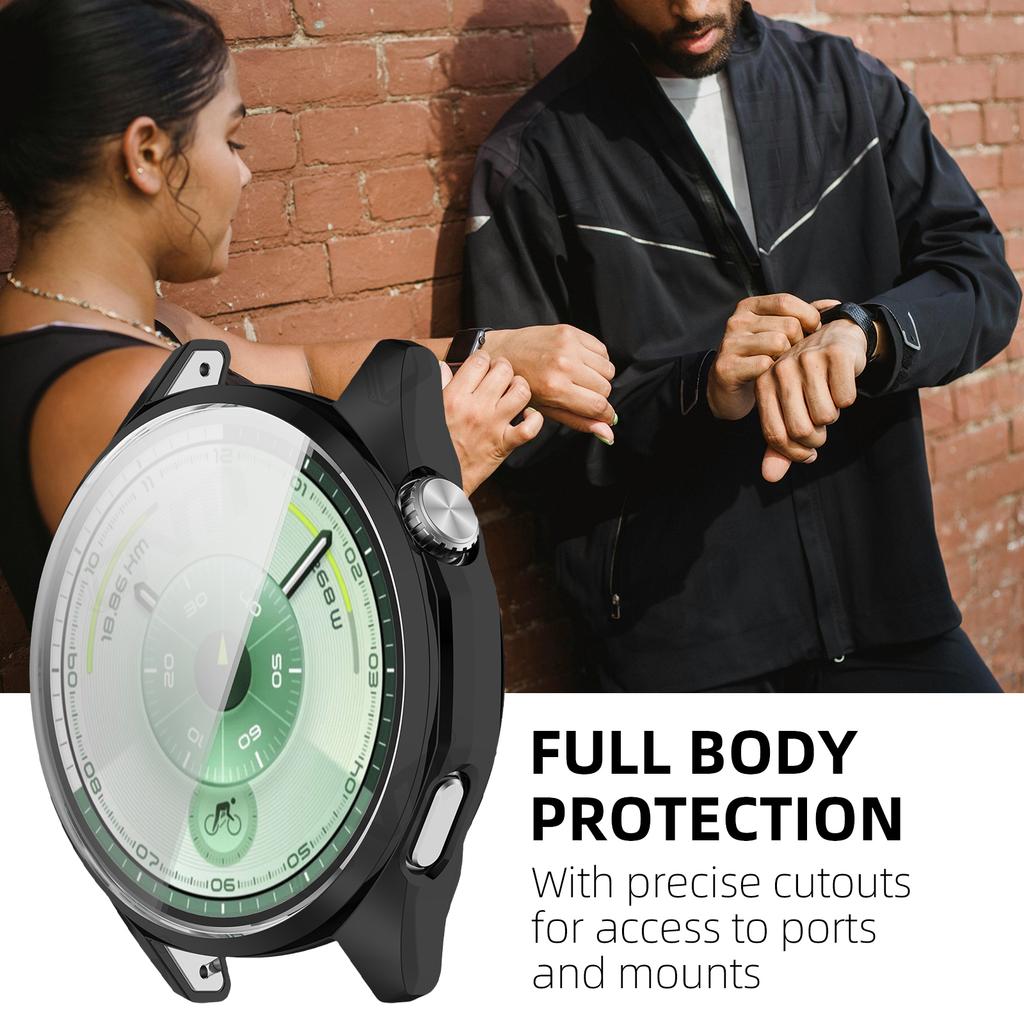 Electroplating TPU Case For Huawei Watch GT6 46mm 41mm Screen Protector Case Soft TPU All-Around Protective Bumper Cover for Watch GT6 Accessories