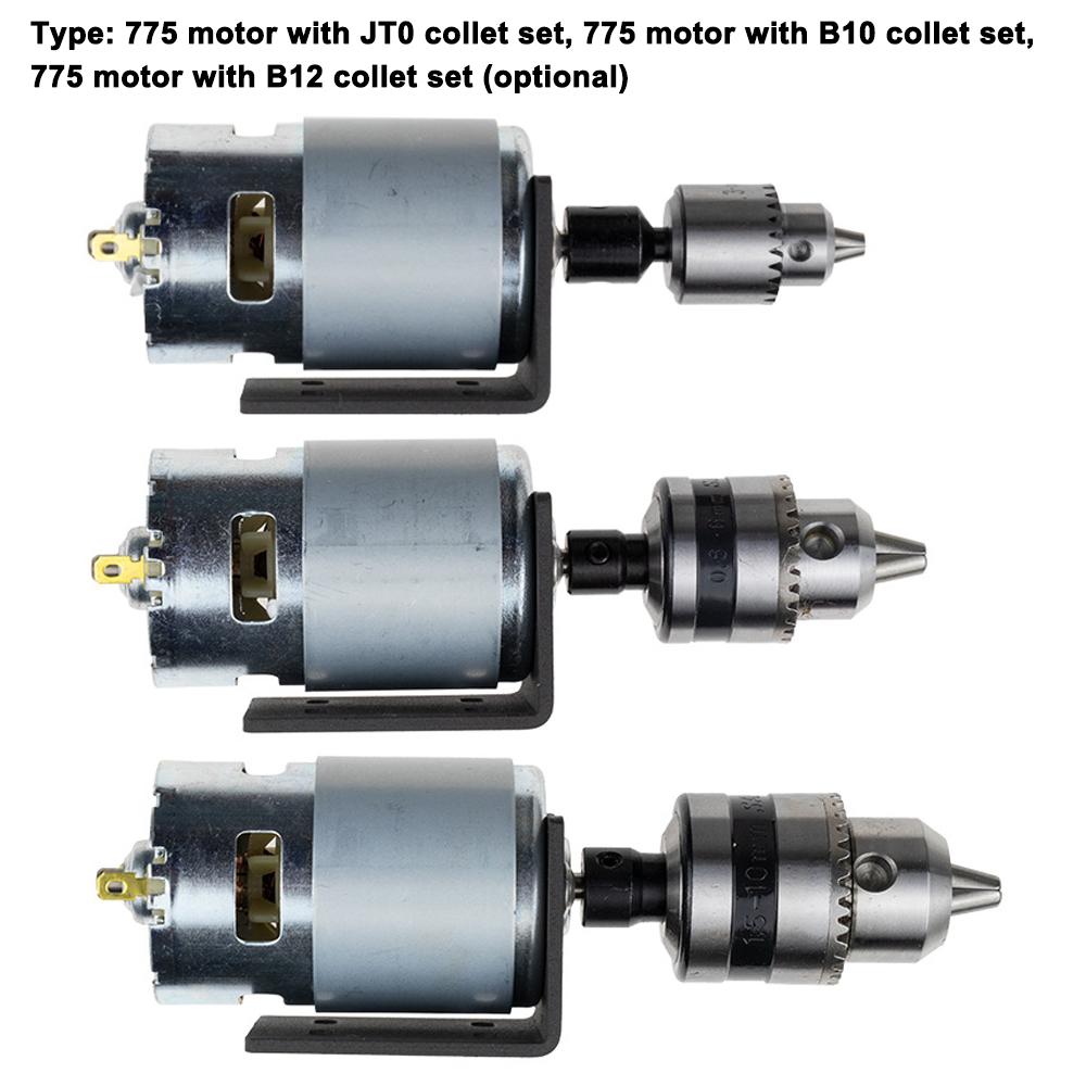 12-24V DC 775 Motor Max. 10 000 ot./min Kuličkové ložisko s velkým točivým momentem Motor s elektronickými součástmi Vysoký výkon