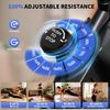 Exercise Bike QK116C, 6KG Flywheel, Adjustable Seat & Handlebar, LCD Monitor, Black-Red, 120KG Max Load Cycling Bikes For Home