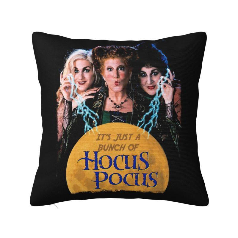 Custom Hocus Pocus Halloween Sanderson Sisters Throw Pillow Case Modern Cushion Cover Square Pillowcase