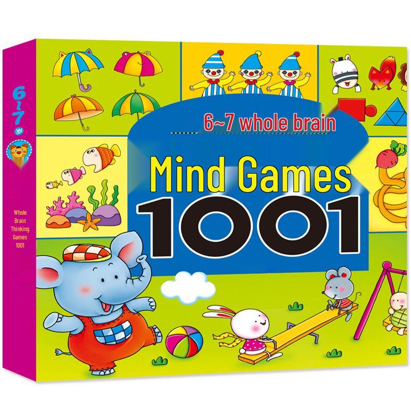 Whole Brain Thinking Games for Kids 3-6: Spot the Difference and Maze Book