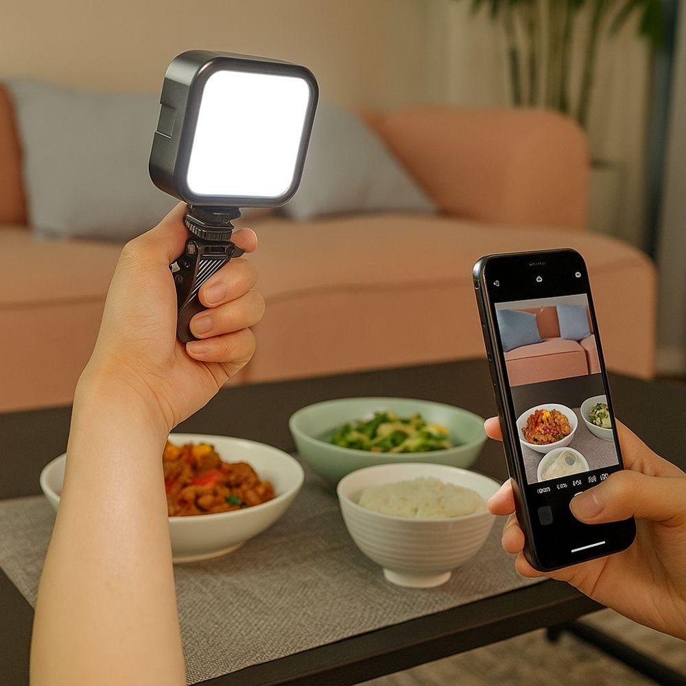 RGB Three-color LED Video Light Portable Photography Lighting Mini Phone Fill Light  Photography