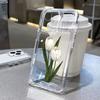 Tulip Flower Phone Case For iPhone 14 Pro Max Case For iPhone 16 11 12 13 Pro Max XR 7 8 14 15 Plus XS Max X SE Soft Clear Cover
