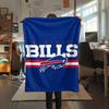 Buffalo Bills Bedruckte Flanelldecke, weicher Überwurf für Schlafzimmer Sofa, waschbar, Fanartikel, tolles Geschenk.