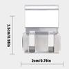 10Pcs Acrylic Pants Length Adjuster Clip Invisible Trouser Pants Shortener Clip for Jeans Pants Trousers to Make Shorter
