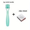 10 Blades+1 Set of Foot Scrapers, Foot Care Tools for Removing Dead Skin And, Foot Scrub Tools, Foot Skin Tools, Sole and Heel Scrapers, Foot Care Set