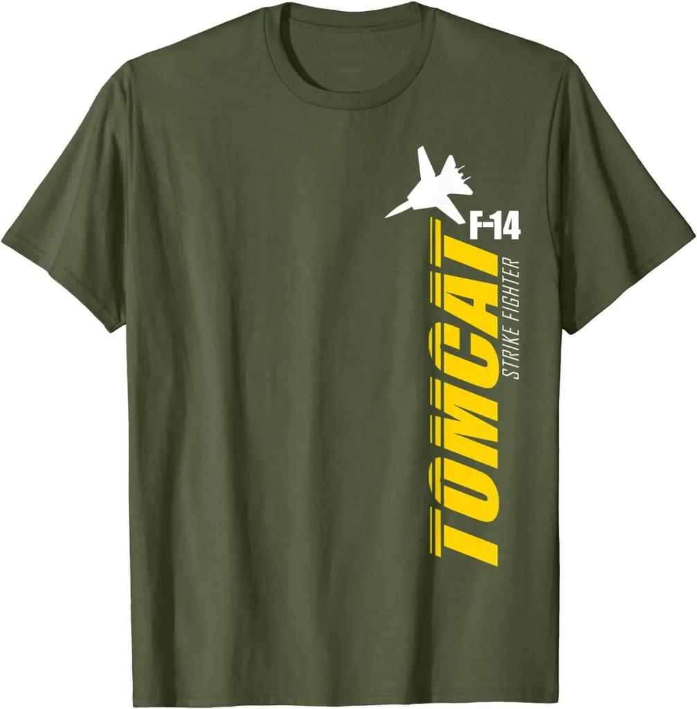 F14 Tomcat Strike Fighter TShirt 100 Cotton ONeck Summer Short Sleeve Casual Unisexs Tshirt Size S3XL