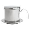 Coffee Brewing Pot Stainless Steel Filter Rotating Pressure Plate Smooth Handle Design Compact Moka Coffee Pot Moka Dripper