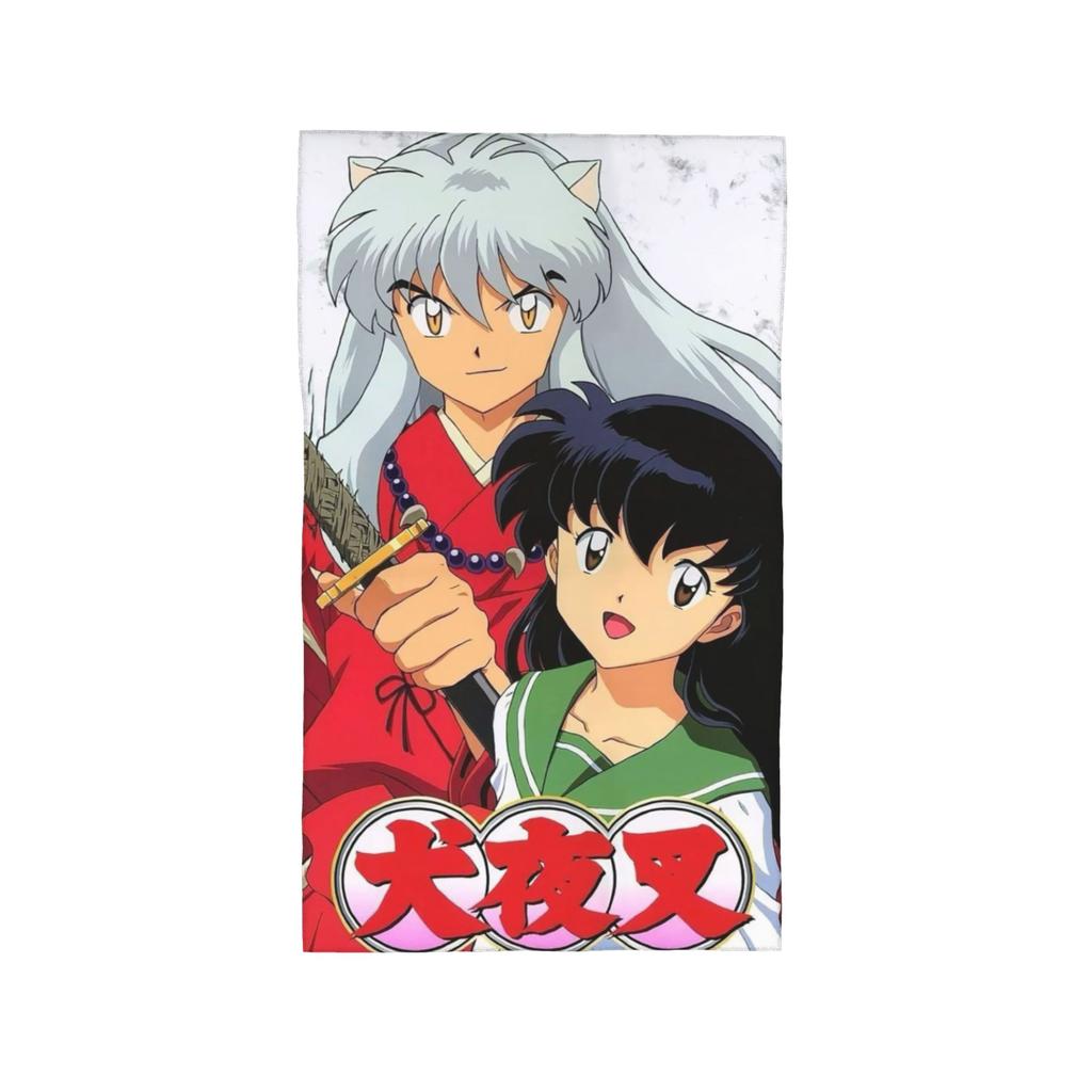 Manga Kimono Inuyasha Sesshomaru Soft Face Towel Quick Dry Pool Bath Cotton Towels Absorbent