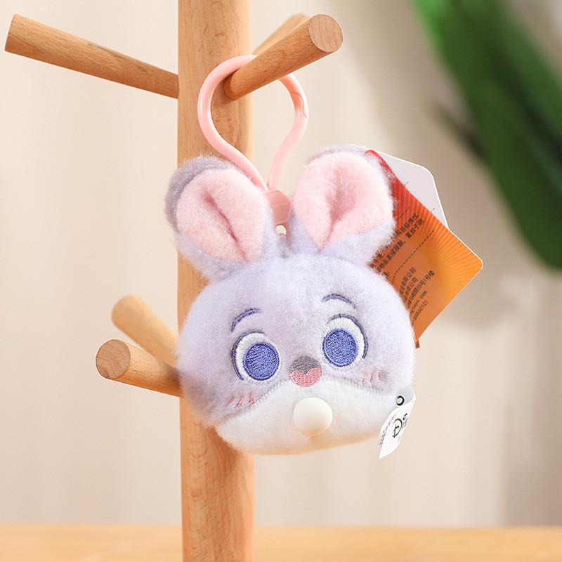 Animal Zootopia Sweet Plush Keychains Featuring Judy And Nick Perfect For Occasion Any