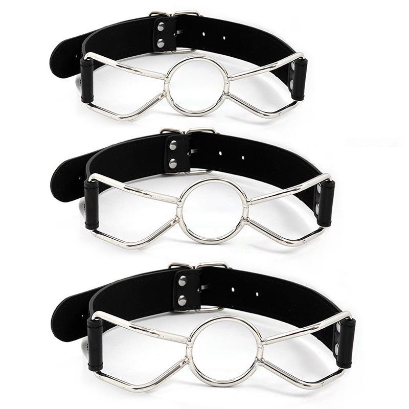 Stainless Steel Butterfly Shaped Sm Gag Adjustable Belt Mouth Sex Toys For Adult Games Sexyshop Erotic Accessories Couples