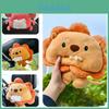 Adorable Car Paper Towel Dispenser Crab Design Plush Material Vehicle Interior Decor