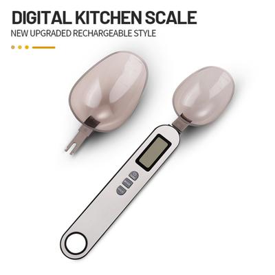 Digital Measuring Spoon Scale High Precision 500g/0.1g LCD Display Electronic Food Dispensing Condiments Weighing Scoop Kitchen Gadgets