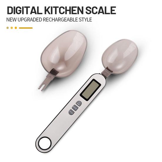 Digital Measuring Spoon Scale High Precision 500g/0.1g LCD Display Electronic Food Dispensing Condiments Weighing Scoop Kitchen Gadgets