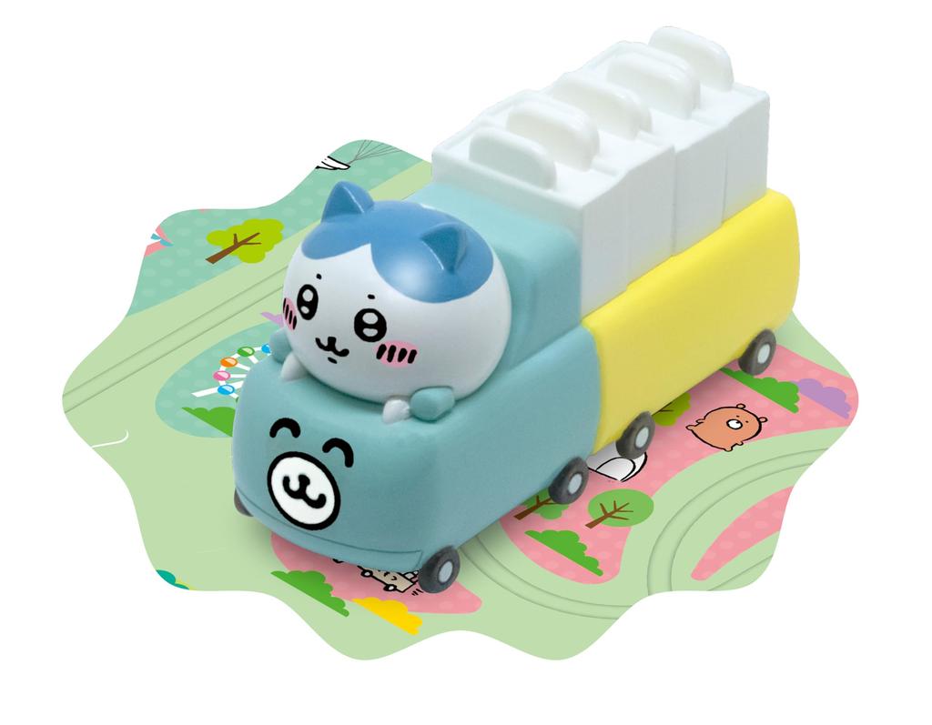 Masudaya Corporation Panel World Chiikawa Running Hachiware Toy for Ages 3 and Up, Used, 480-1715