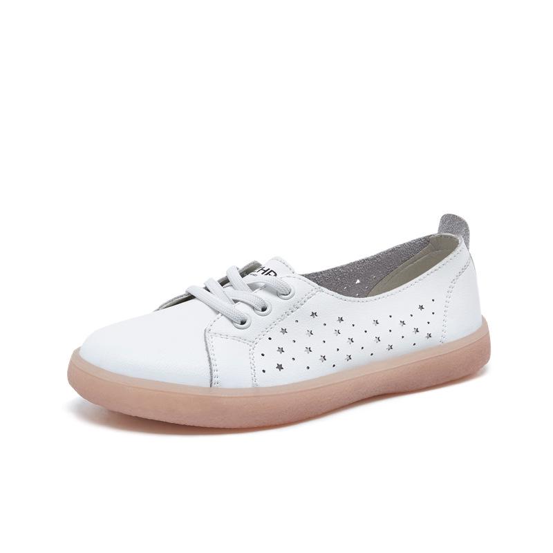 ZHR Women's 2023 Lightweight White Casual Flat Shoes - Trendy, Versatile, Jelly Bottom