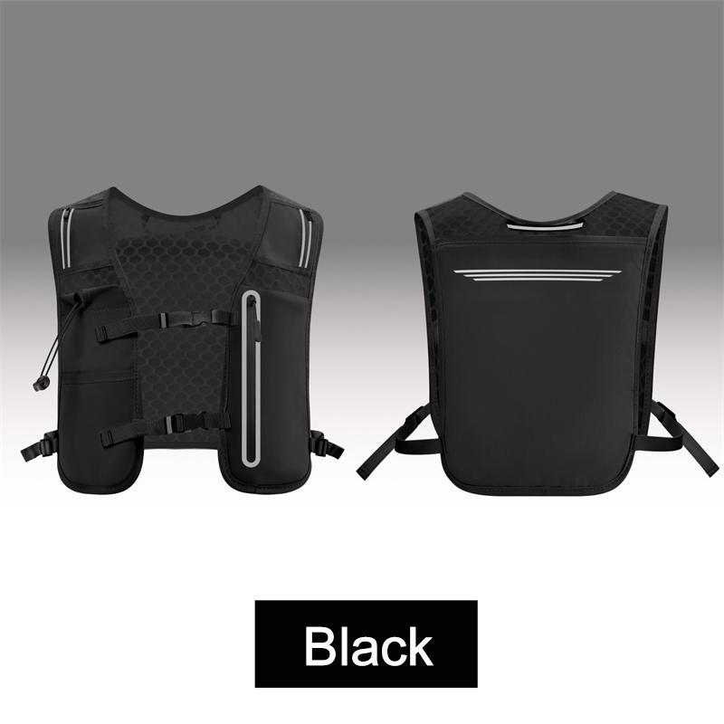 Running Vest Water Vest 4L Lightweight Adjustable Chest Straps Reflective Water Bladder Bag For Men Outdoor Activities Cycling