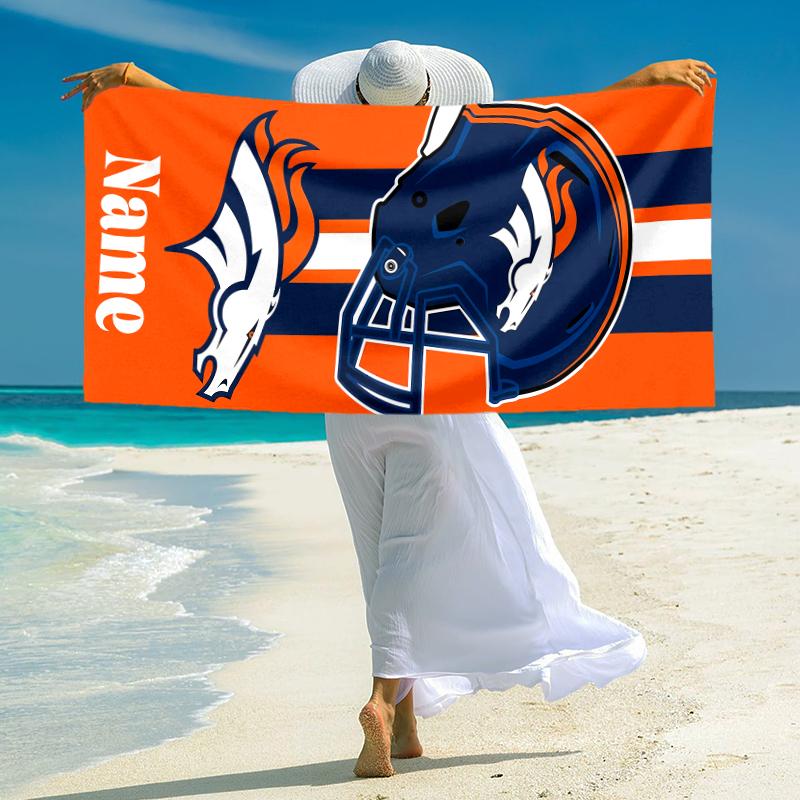 Personalized Patriots Team Spirit Beach Towel Microfiber Beach Towel Thin Absorbent for Beach Swimming Yoga Bath Sports. 0910361