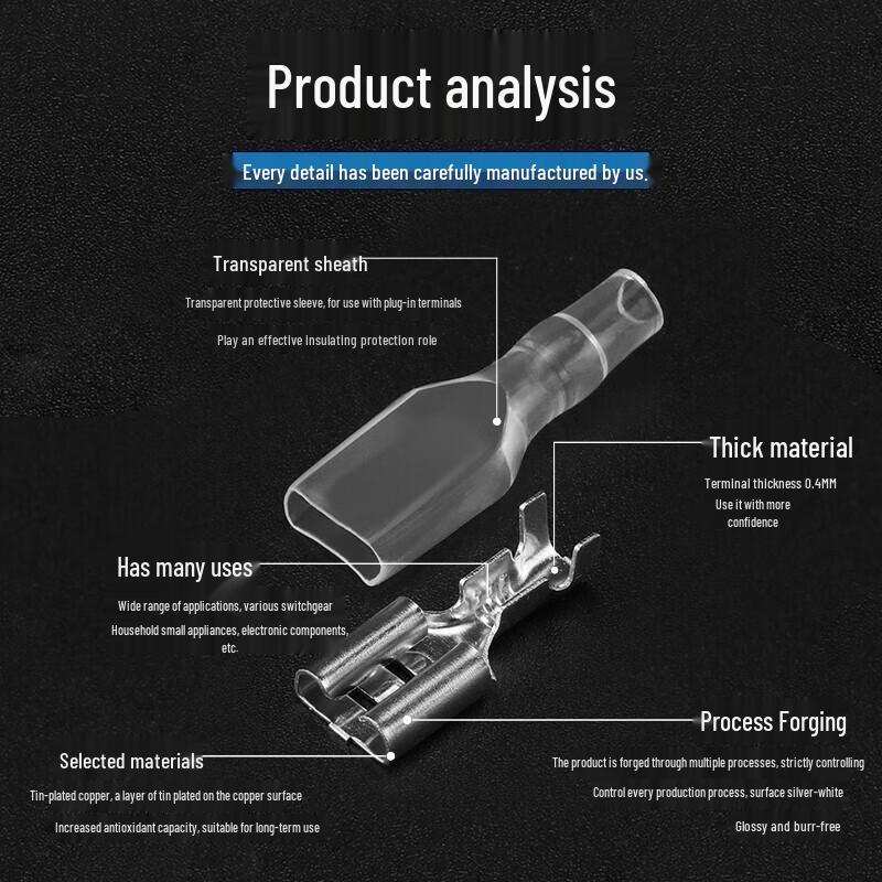 HUNJUN Cold Press Wire Connectors Kit