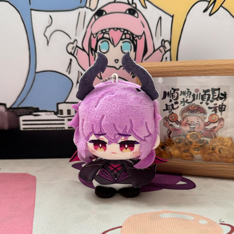Genshin Impact Columbina Flins Durin 10cm Bambola Cosplay Anime Ciondolo Portachiavi Compleanno Bambini