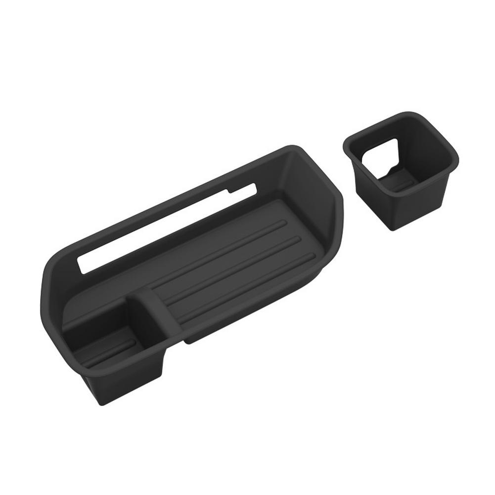 Silicone Car Dashboard Cup Holder with Precise Fit Non Slip Waterproof Storage Box for Delica 2025 34.2x15.9x8.7cmGood Product