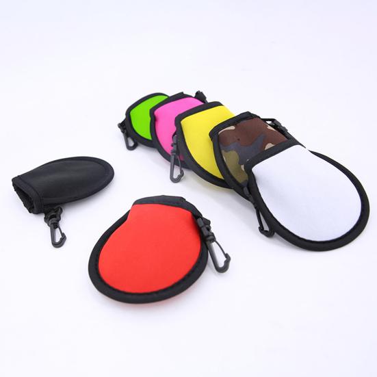 Golfball-Reinigerbeutel Verschleißfest Tragbar Wiederverwendbar Schützend Innen Plüsch Abwischbar Weich Mühelos Golfball-Waschbeutel für Golf